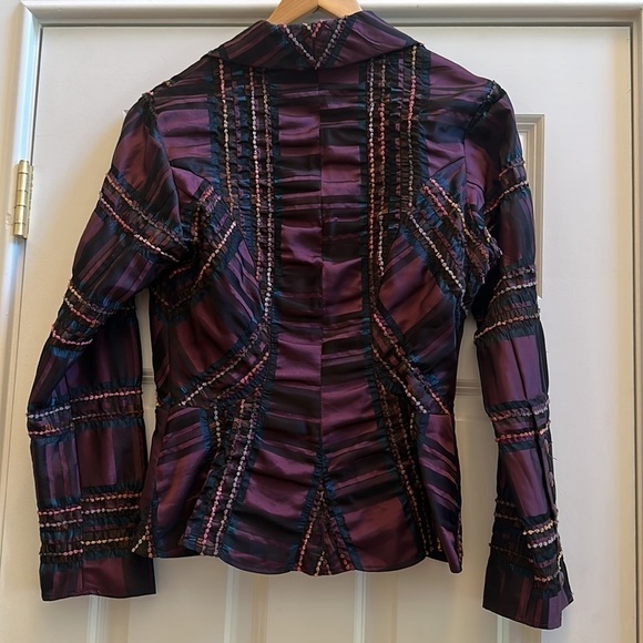 Flatiron Workshop Tartan Shirt Bordeaux 1 - Picture 6 of 9